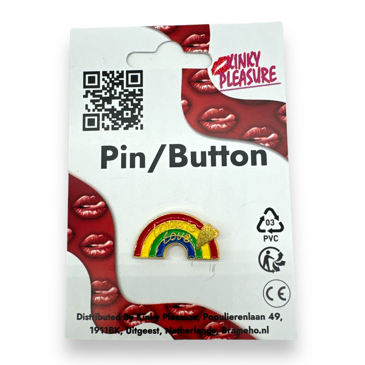 Kinky Pleasure - B099 - Pride Theme Badges Pin/Button - 20 Models