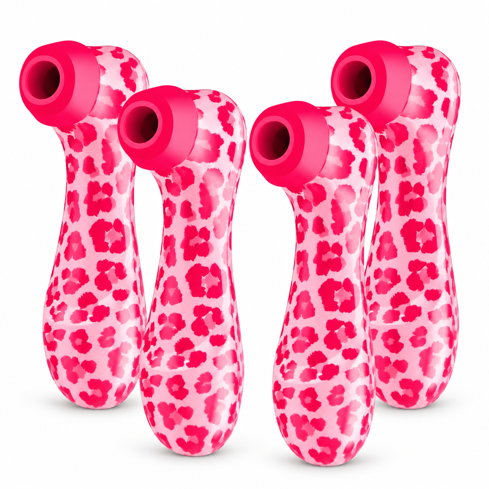 Satisfyer - 4 Pack - Saving Packs - Pro 2 - Leopard Pink – Pressure Waves & Pulsations