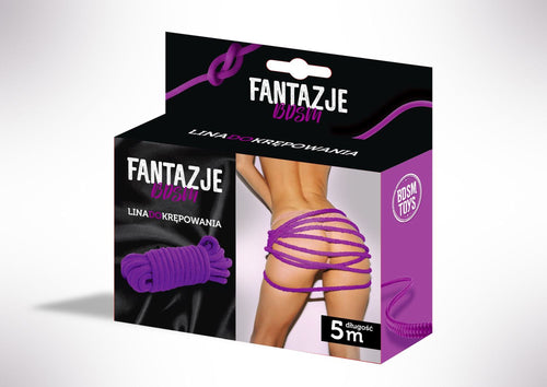 Boysoftoys - Fantazje - Purple - Bondage Rope - BDSM rope - 5 Meter - 29-00116
