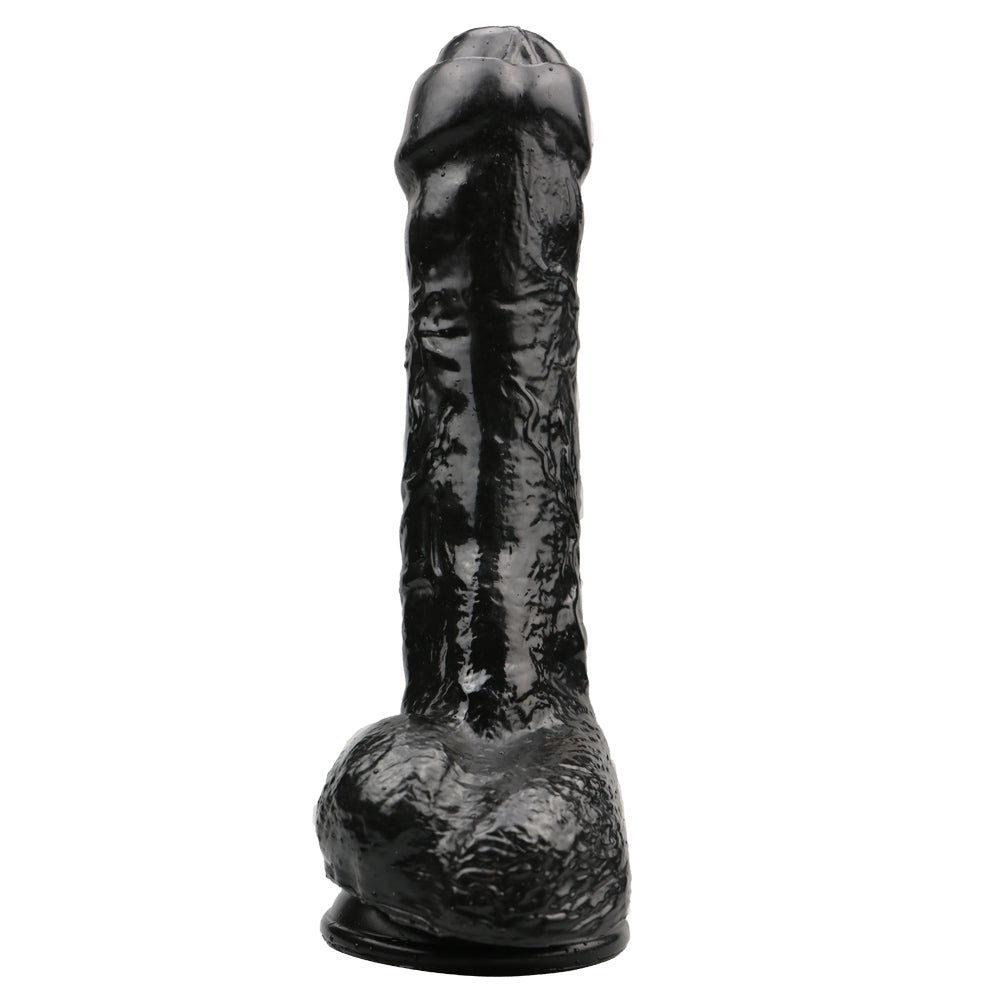 Power Escorts - BR154 Black - Rocket John 8,2'' Realistic Dildo - 8,2 Inch / 21 CM