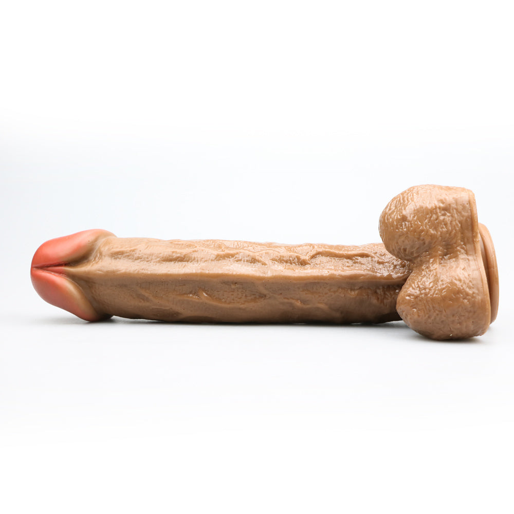 Power Escorts - BR158 Flesh - Rocket John 11,2'' - Mega Realistic Dildo - 11,2 Inch / 28,5 CM