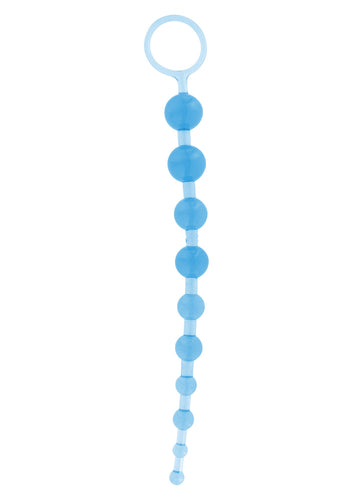 Anal Love Beads - Blue - Insertable Length 25,5 CM - 30-10303 blue