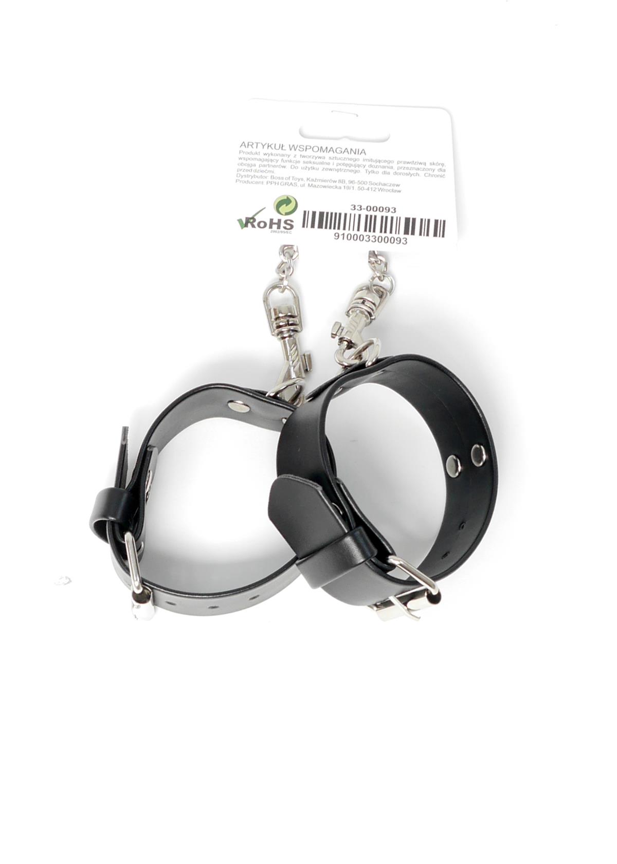 Bossoftoys - 33-00093 - Handcuffs - Studs - Wristcuffs - 3 cm - Bondage set