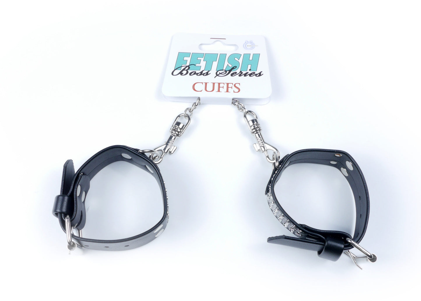 Bossoftoys - 33-00094 - Luxury Handcuffs - Wristcuffs with Diamond Stones - for Luxury Bondage games