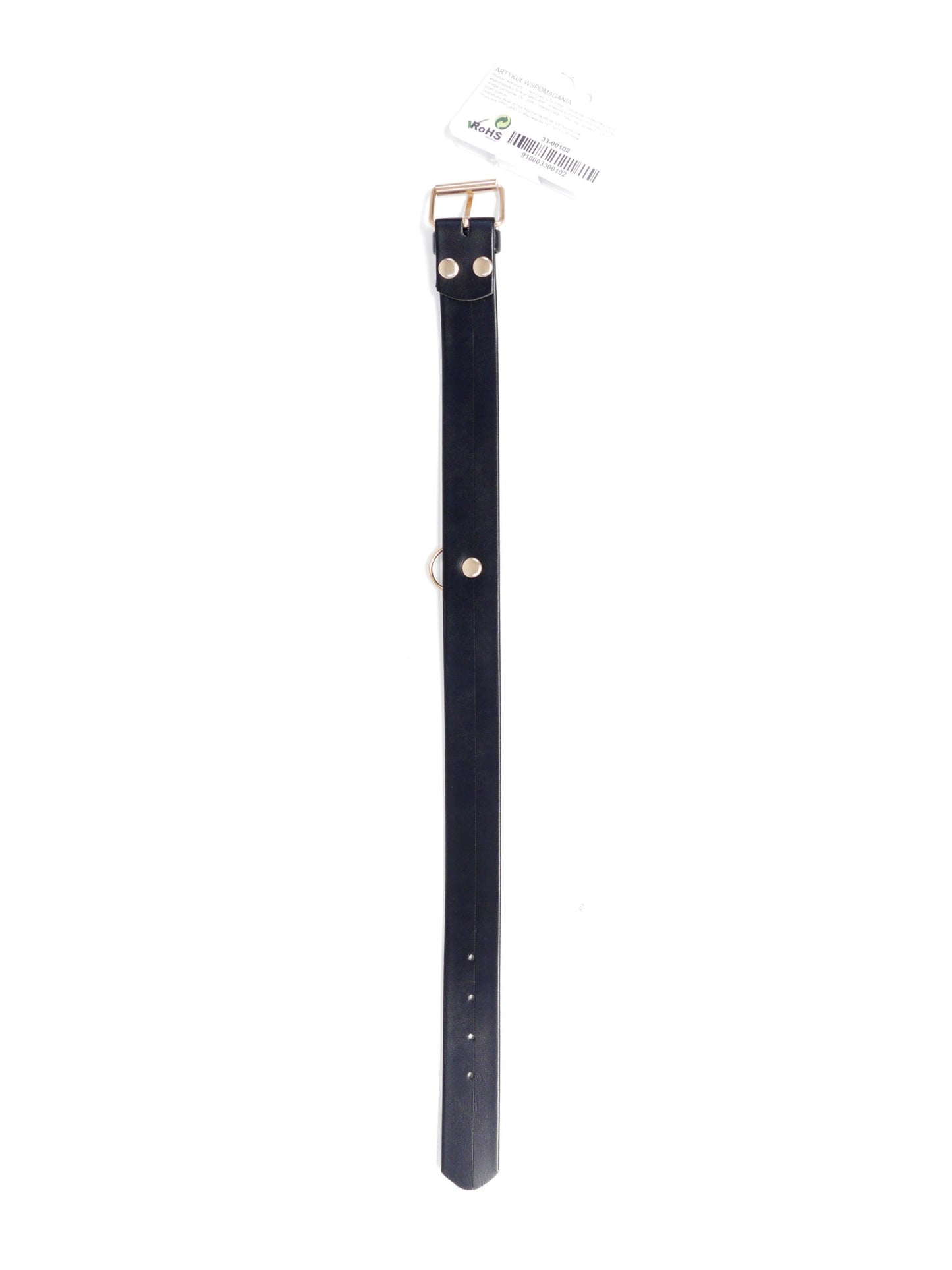 Boysoftoys - 33-00102 - Collar With Studs 3 Cm- Big - Gold - Diamonds