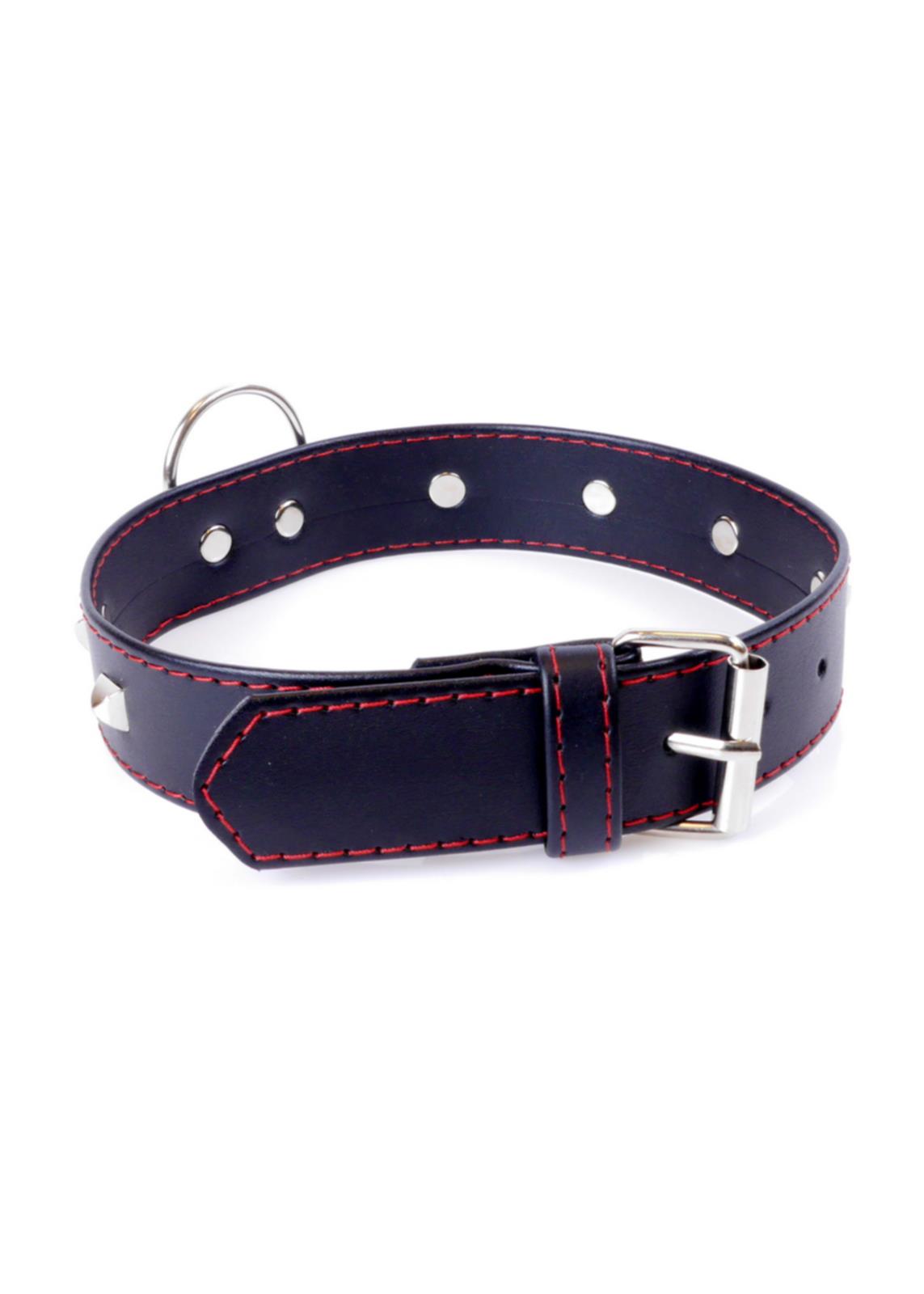 Bossoftoys - 33-00113 - Fetish Boss Series Collar with studs - 3 cm - Red