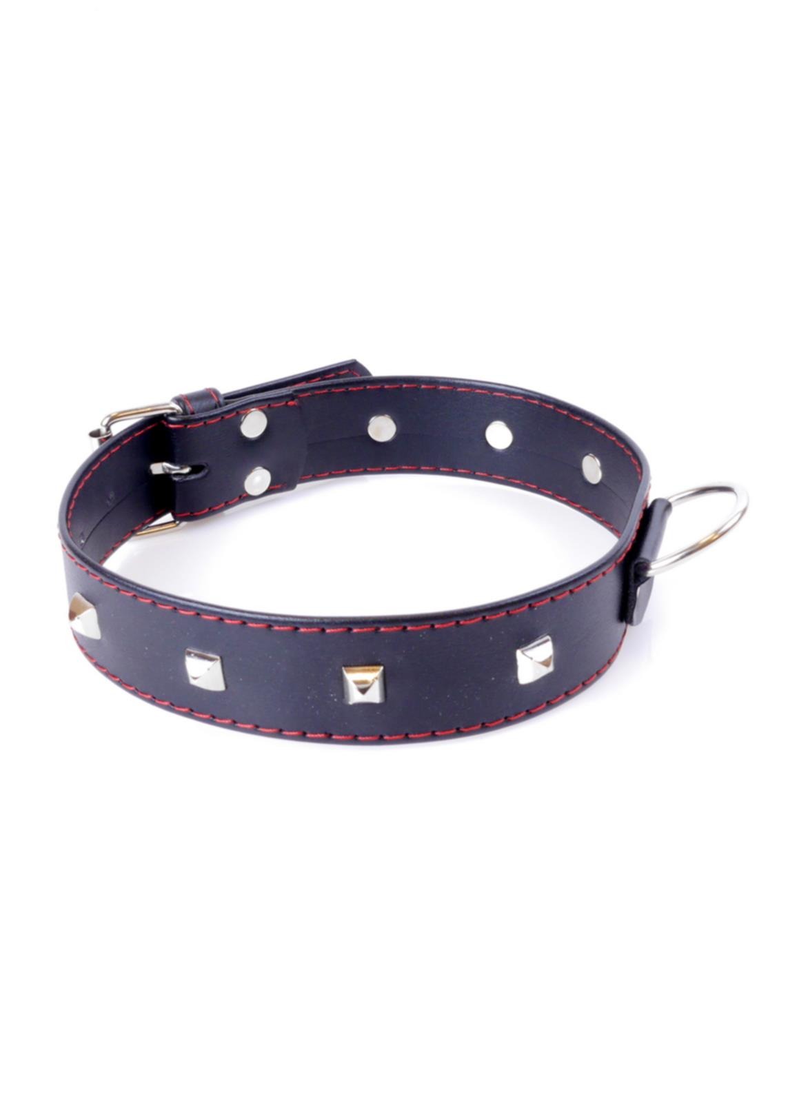 Bossoftoys - 33-00113 - Fetish Boss Series Collar with studs - 3 cm - Red