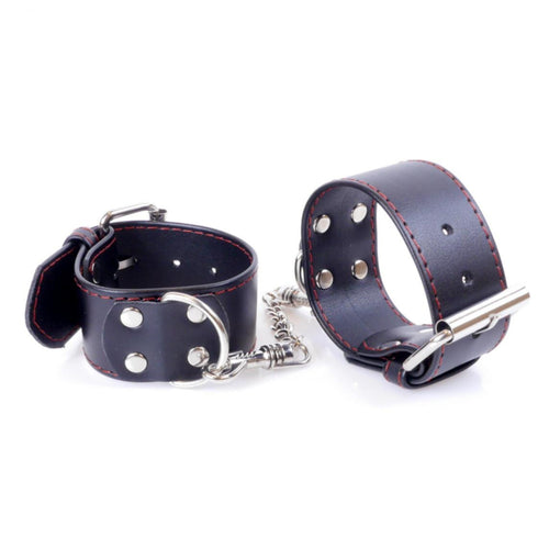 Boysoftoys - 33-00115 - Handcuffs - Studs - Wristcuffs - 4 cm - Red line