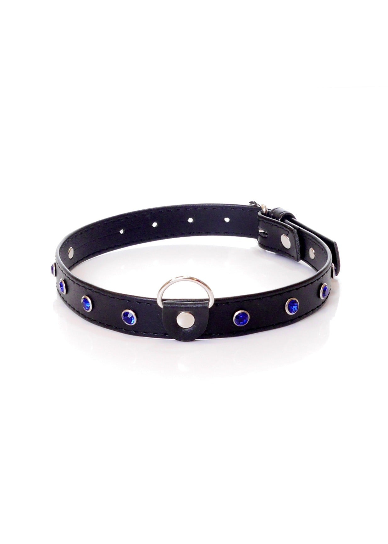 Bossoftoys - 33-00118 - Fetish Boss Series Collar - 2 cm - navy blue crystal