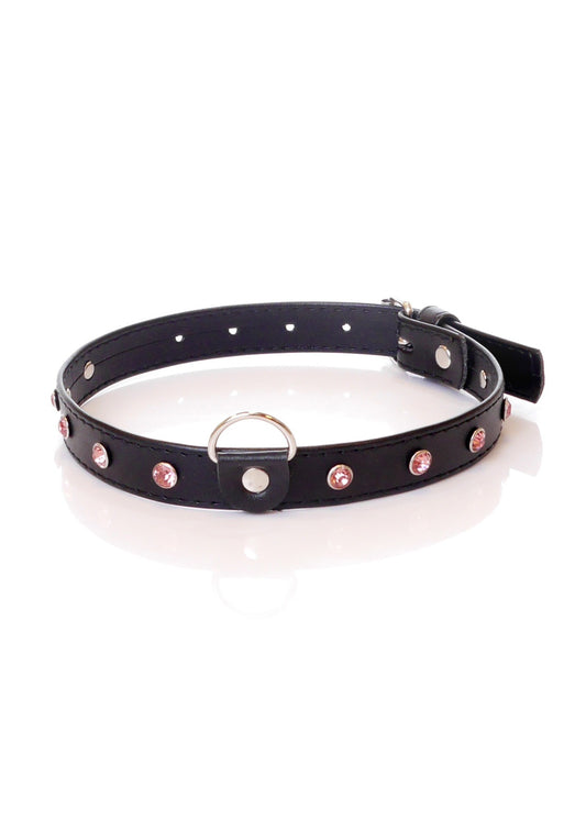 Boysoftoys - 33-00120 - Fetish Boss Series Collar - 2 cm - pink crystal