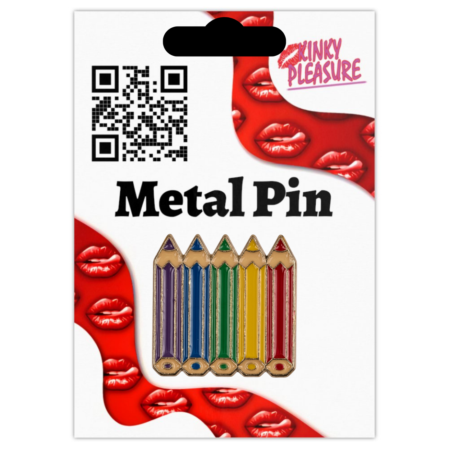 Kinky Pleasure - KPB034 - Badge / Pin - Pencils