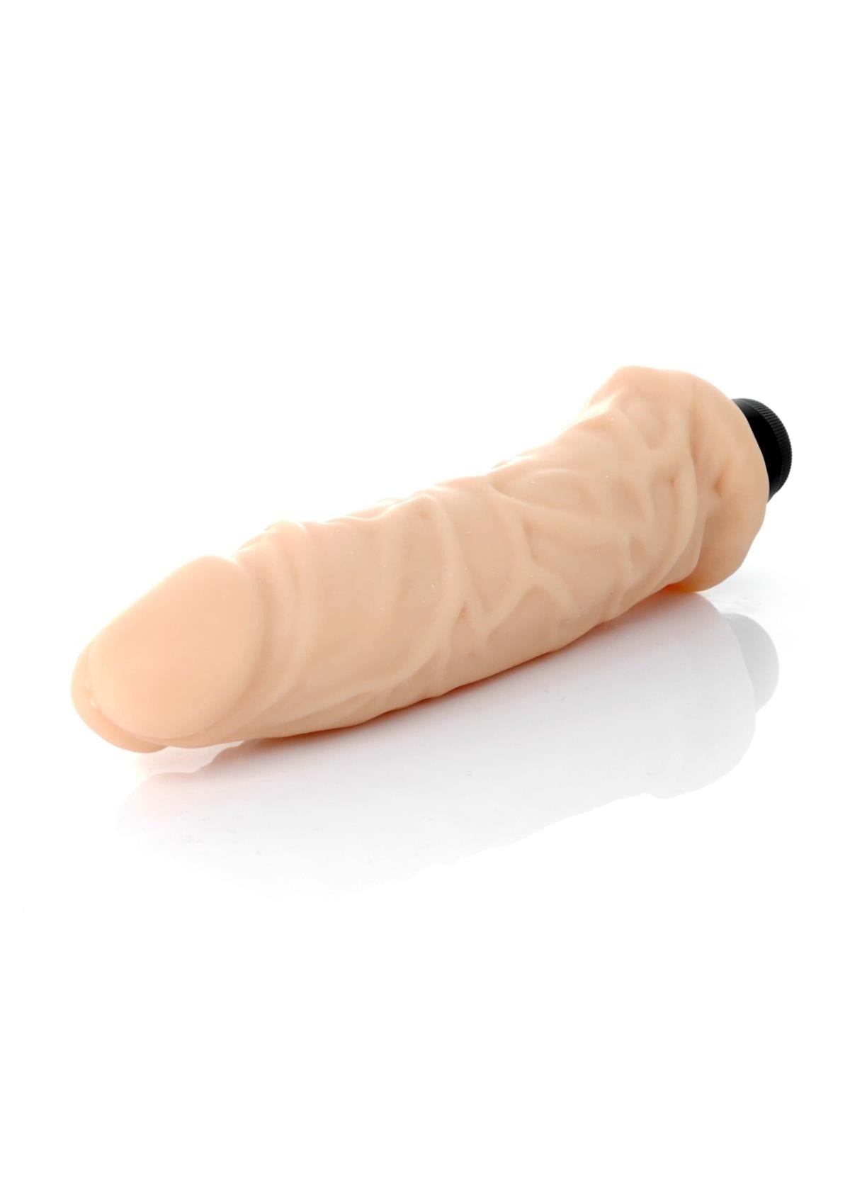 Boysoftoys Drizzle Realistic vibrator - Cyber leather - Extra ordinary Flexible Material - Flesh - 19 cm - 44-00005