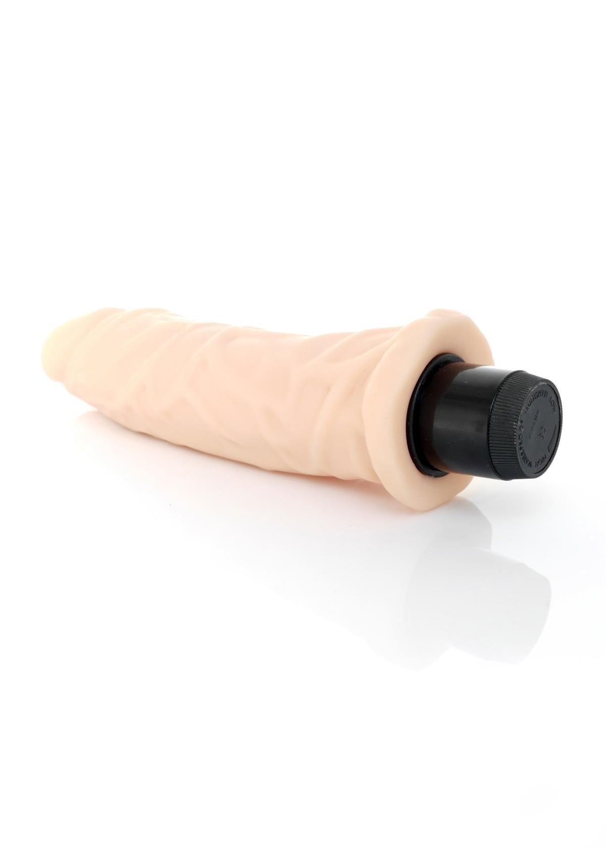 Boysoftoys Drizzle Realistic vibrator - Cyber leather - Extra ordinary Flexible Material - Flesh - 19 cm - 44-00005