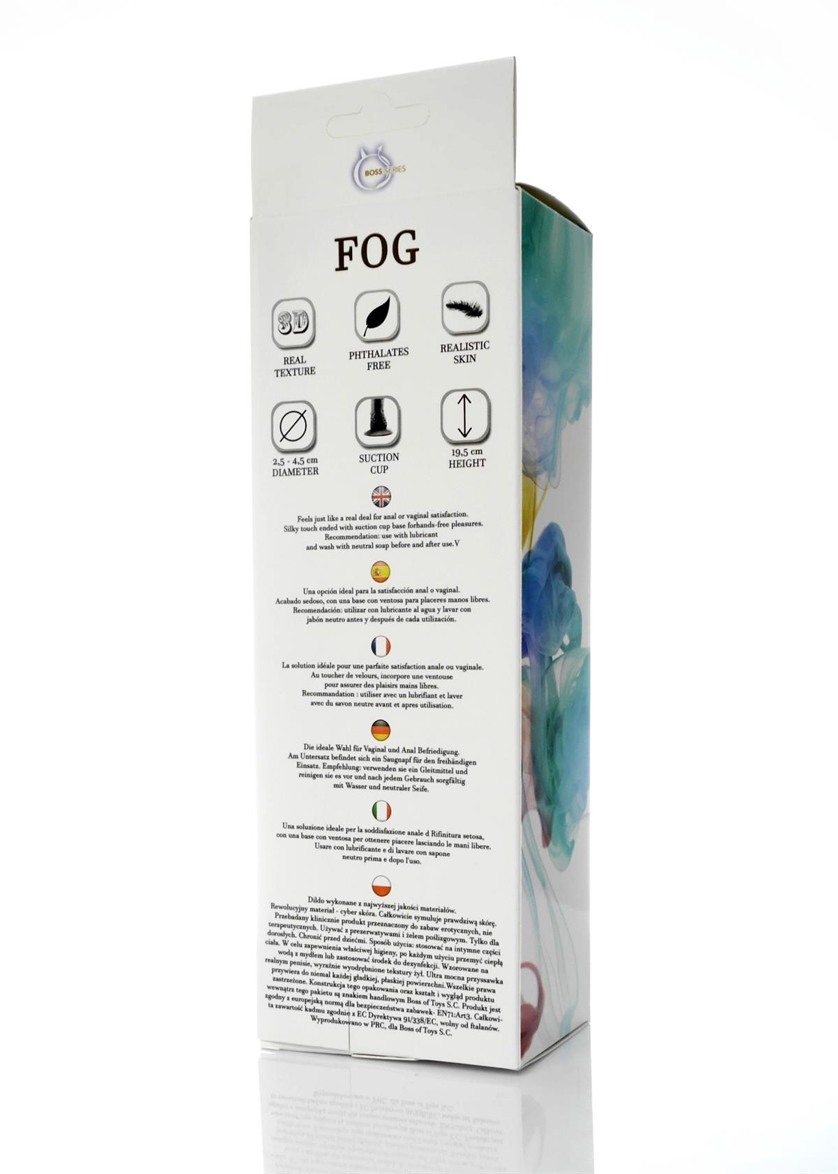 Boysoftoys - Fog - Realistic Dildo - Cyber leather - Extra ordinary Flexible Material - Flesh - 19,5 cm - 44-00008