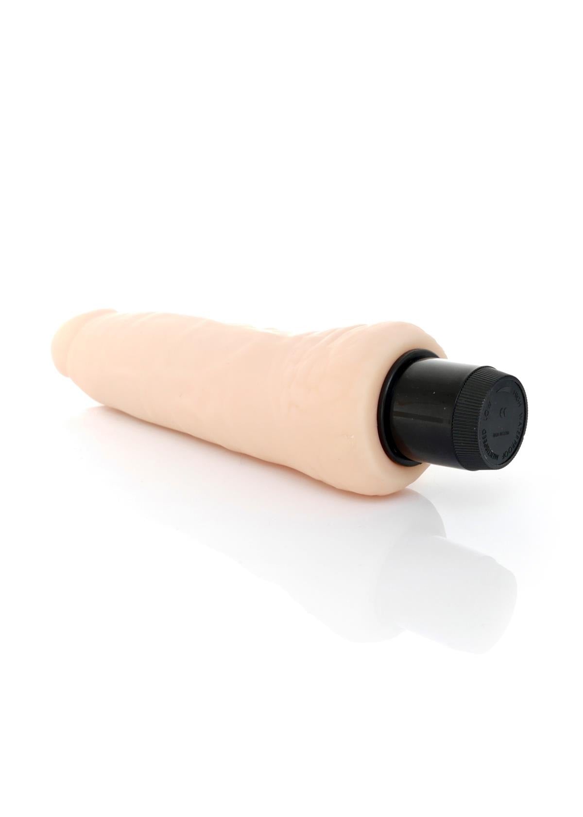 Boysoftoys - Rainbow 12 Function Realistic vibrator - Cyber leather - Extra ordinary Flexible Material - Flesh - 18,5 cm - 44-00004