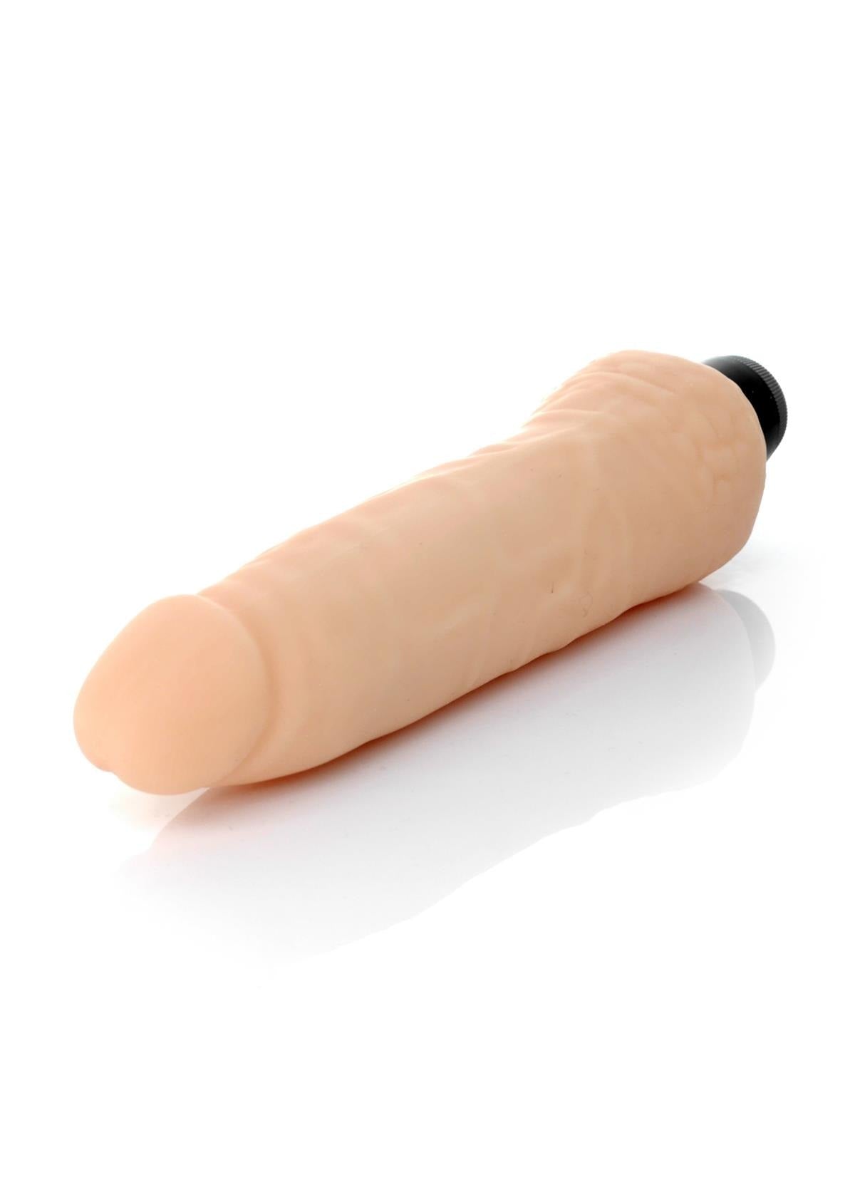 Boysoftoys - Rainbow 12 Function Realistic vibrator - Cyber leather - Extra ordinary Flexible Material - Flesh - 18,5 cm - 44-00004