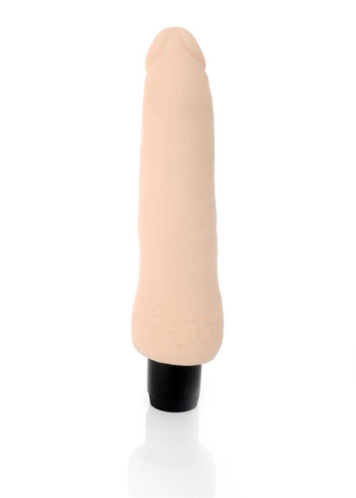 Boysoftoys - Rainbow 12 Function Realistic vibrator - Cyber leather - Extra ordinary Flexible Material - Flesh - 18,5 cm - 44-00004