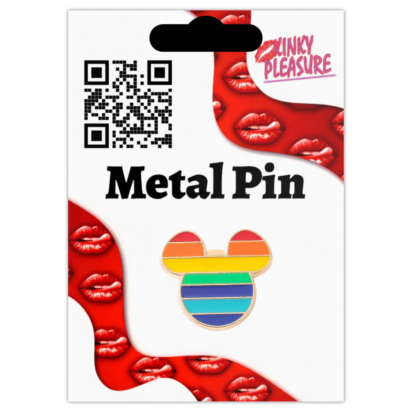 Kinky Pleasure - KPB031 - Badge / Pin - Mouse