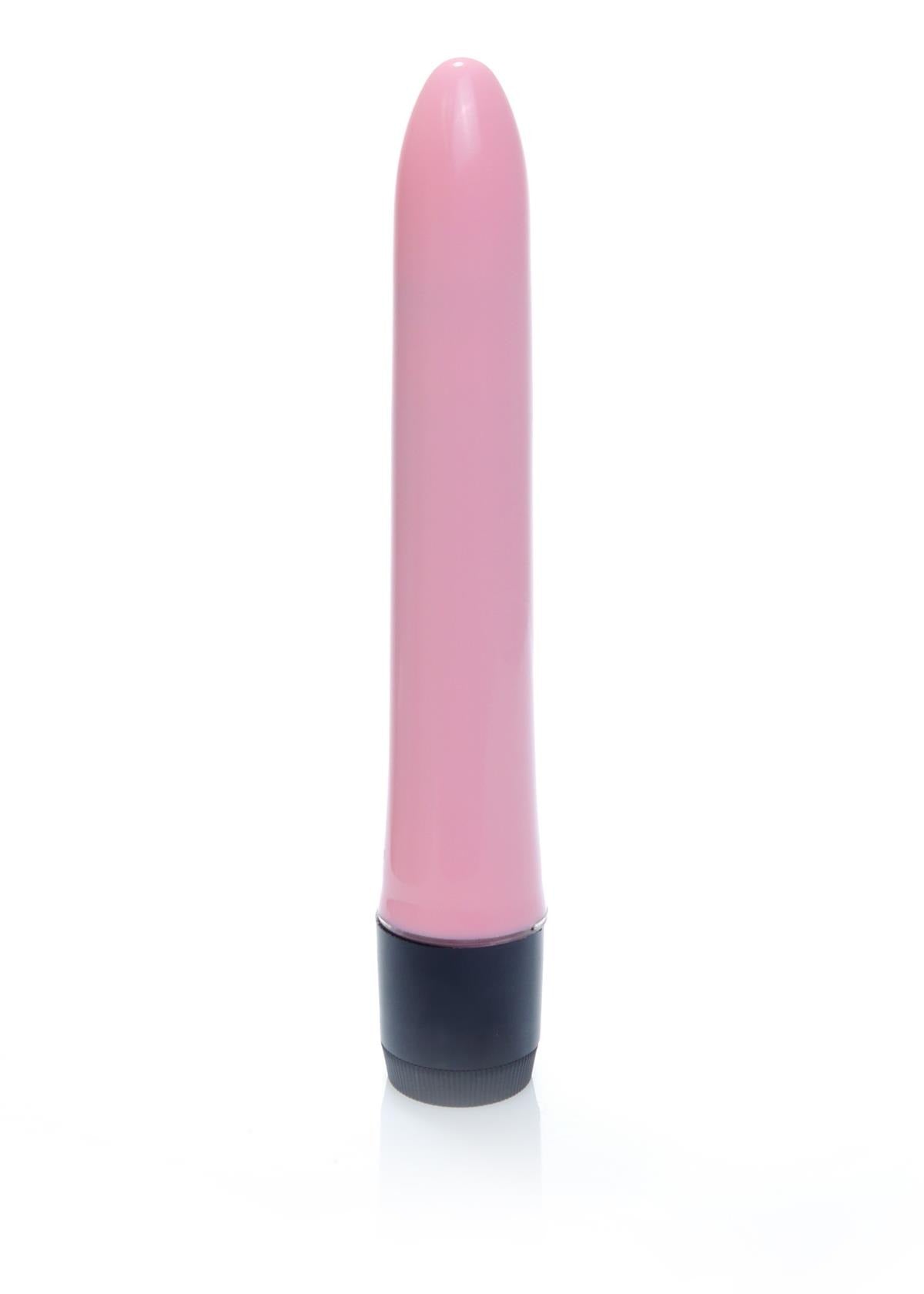 Bossoftoys - 46-00012 - Classic vibe Vibrator - Pastel Pink - 18 cm - dia 2,5/3 cm - Colour window box