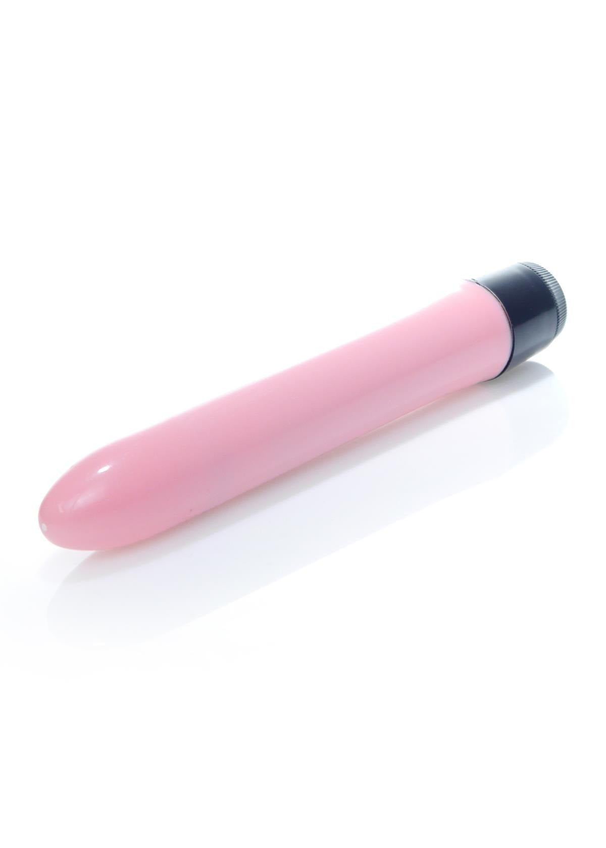Bossoftoys - 46-00012 - Classic vibe Vibrator - Pastel Pink - 18 cm - dia 2,5/3 cm - Colour window box