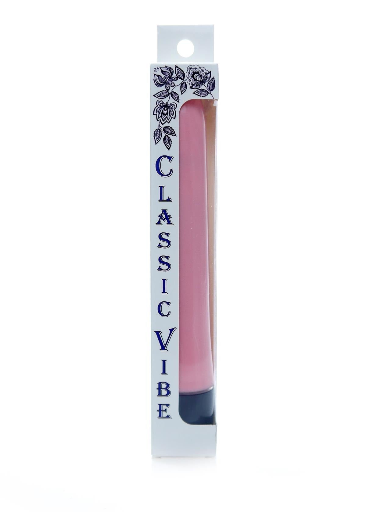 Bossoftoys - 46-00012 - Classic vibe Vibrator - Pastel Pink - 18 cm - dia 2,5/3 cm - Colour window box