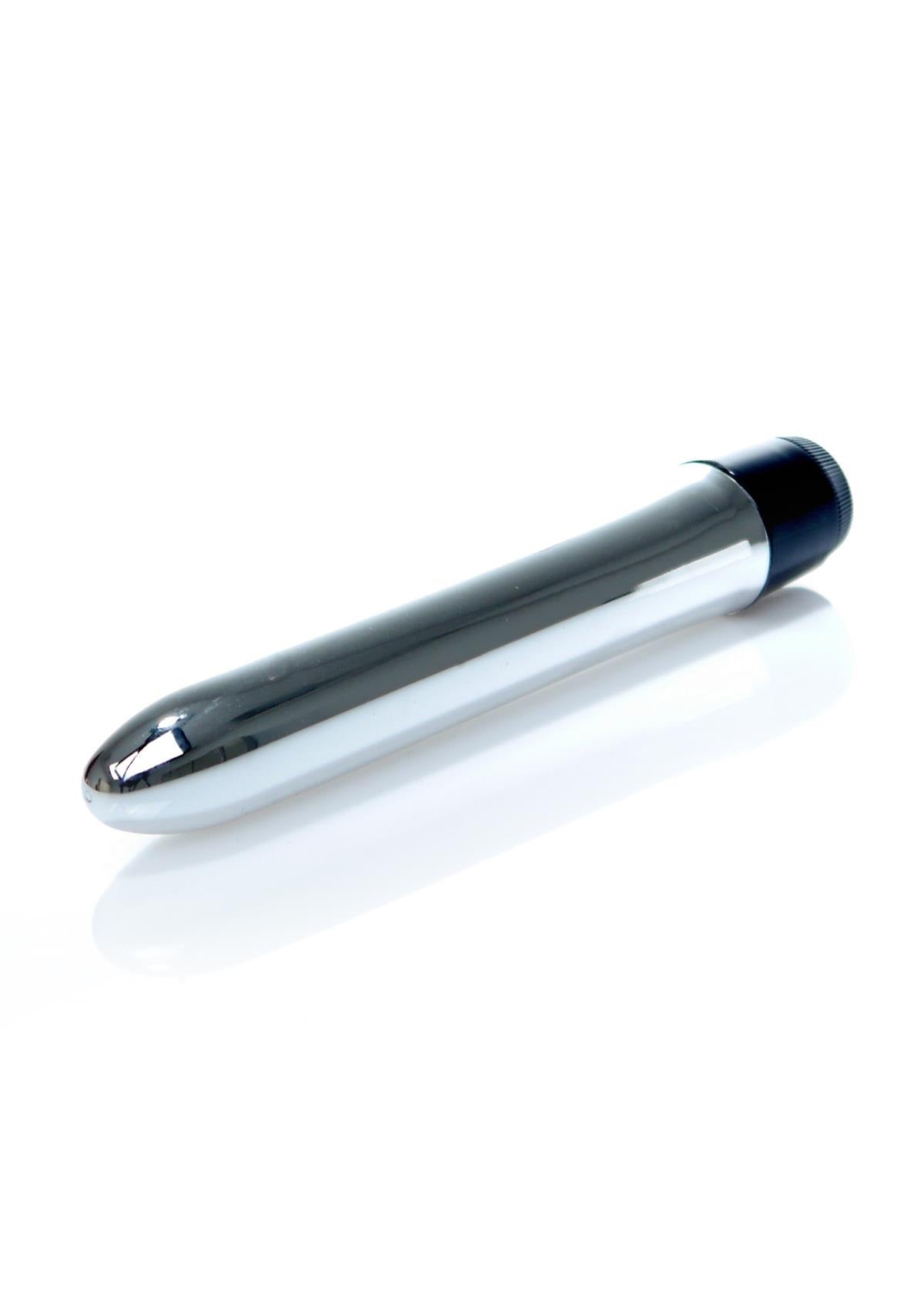 Bossoftoys - 46-00013 - Classic vibe Vibrator - glossy silver - 18 cm - dia 2,5/3 cm - Colour window box