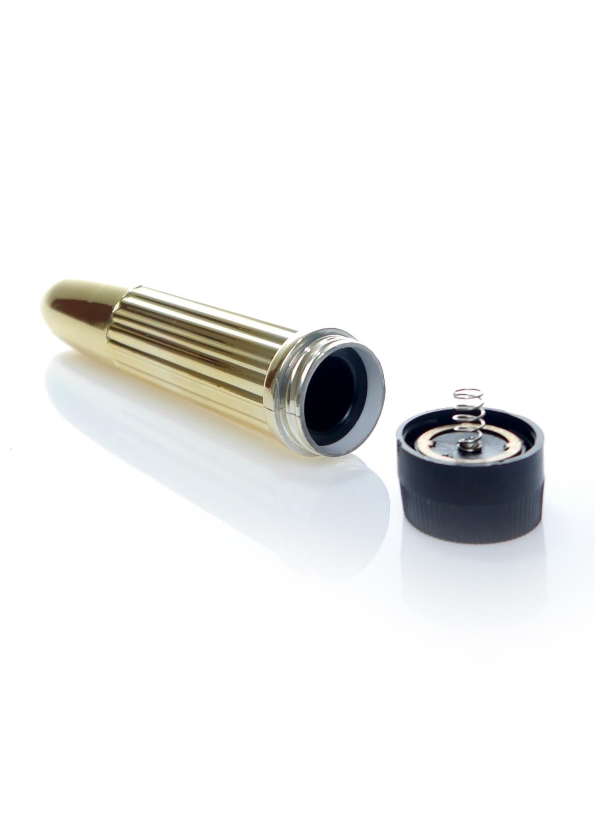Bossoftoys - 46-00015 - Mini vibrator - Lady finger - 13 cm - dia 2,5 cm - Gold - Window colourbox
