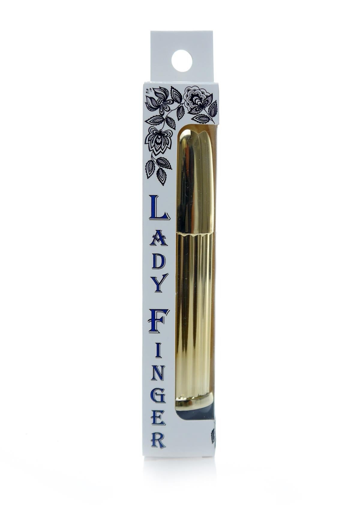 Bossoftoys - 46-00015 - Mini vibrator - Lady finger - 13 cm - dia 2,5 cm - Gold - Window colourbox