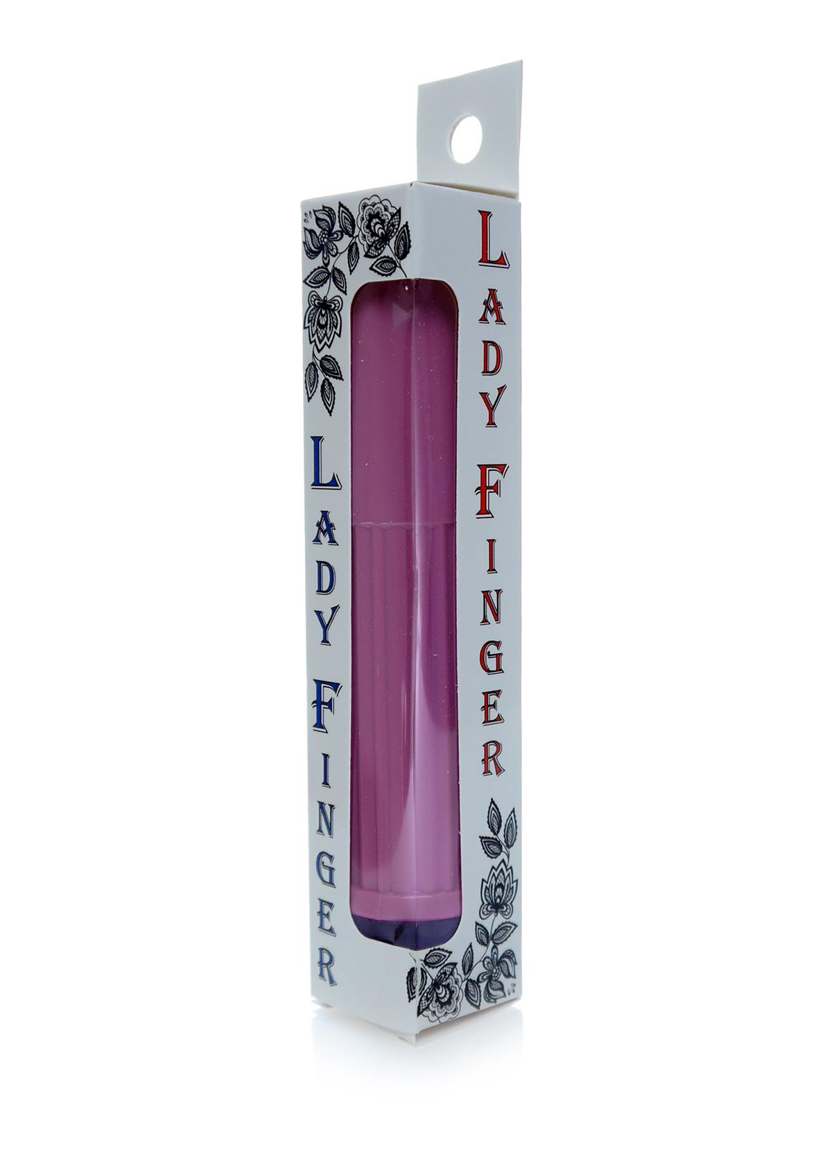 Bossoftoys - 46-00020 - Mini vibrator - Lady finger - 13 cm - dia 2,5 cm - Purple - Window colourbox