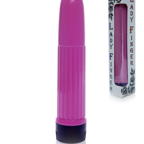 Boysoftoys - 46-00020 - Mini vibrator - Lady finger - 13 cm - dia 2,5 cm - Purple - Window colourbox