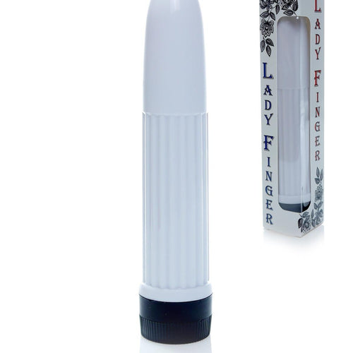 Boysoftoys - 46-00021 - Mini vibrator - Lady finger - 13 cm - dia 2,5 cm - White - Window colourbox