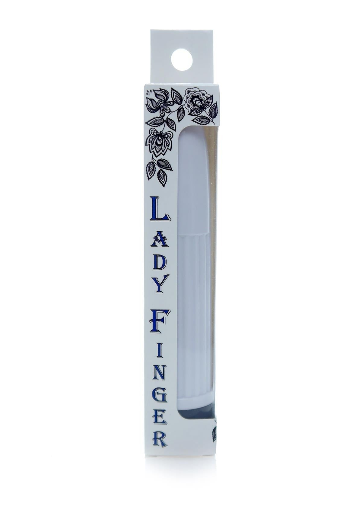 Bossoftoys - 46-00021 - Mini vibrator - Lady finger - 13 cm - dia 2,5 cm - White - Window colourbox