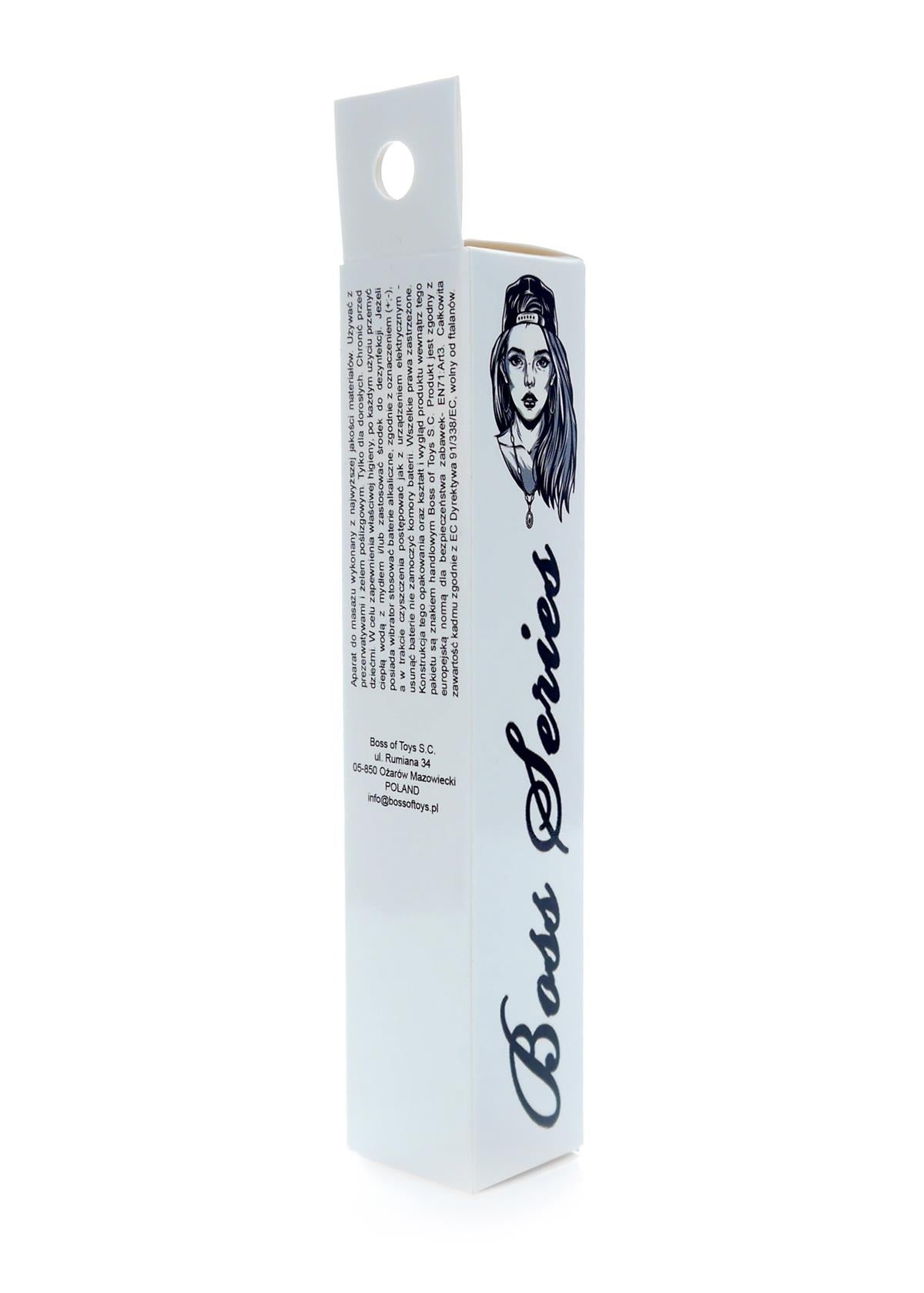 Bossoftoys - 46-00021 - Mini vibrator - Lady finger - 13 cm - dia 2,5 cm - White - Window colourbox