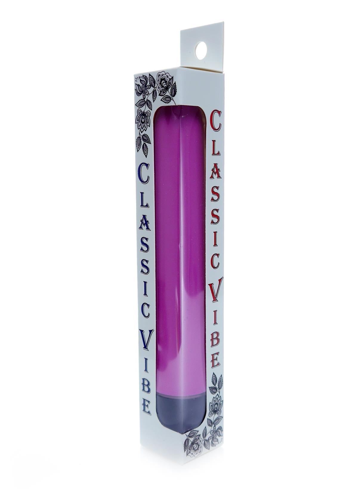 Bossoftoys - 46-00023 - Classic vibe Vibrator - pastel purple - 18 cm - dia 2,5/3 cm - Colour window box