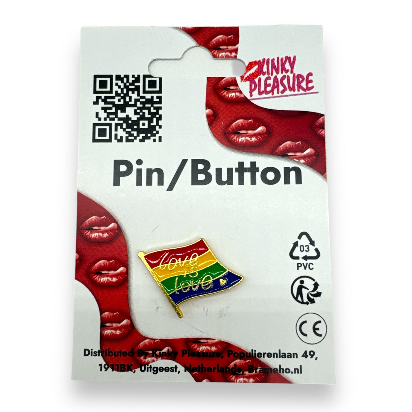 Kinky Pleasure - B099 - Pride Theme Badges Pin/Button - 20 Models