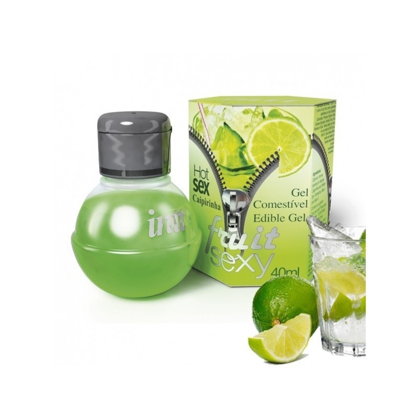 Intt - INTT041 - Fruit Sexy Edible Gel – Caipirinha Flavor, 40ml