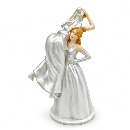 Kinky Pleasure - G007 - Lesbian Bride & Bride Figurine – Wedding Cake Topper