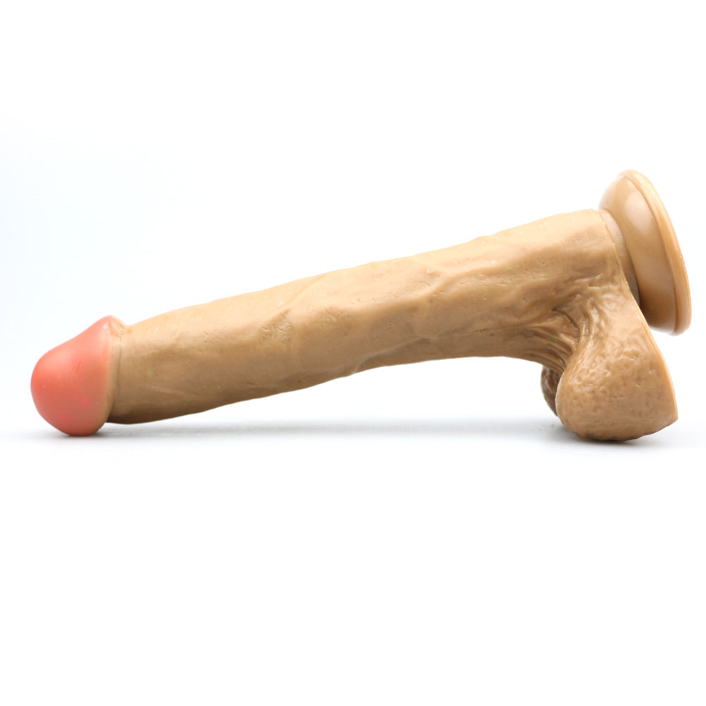 Power Escorts - BR159 Black - Rocket John 8,2'' - Realistic Dildo - 8,2 Inch / 21 CM