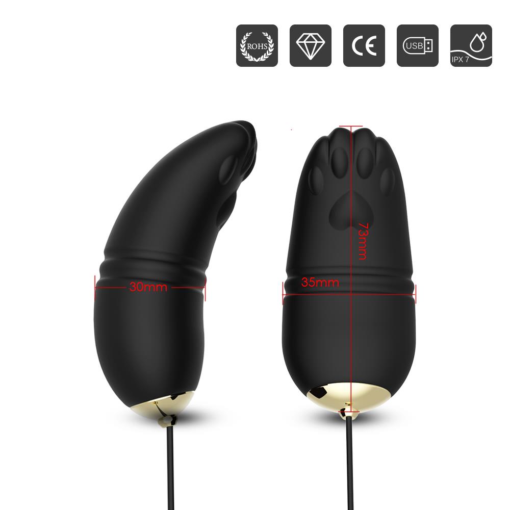 Bossoftoys - 52-00001 - Remoted controll egg  - 9 Function USB - Kitty Black