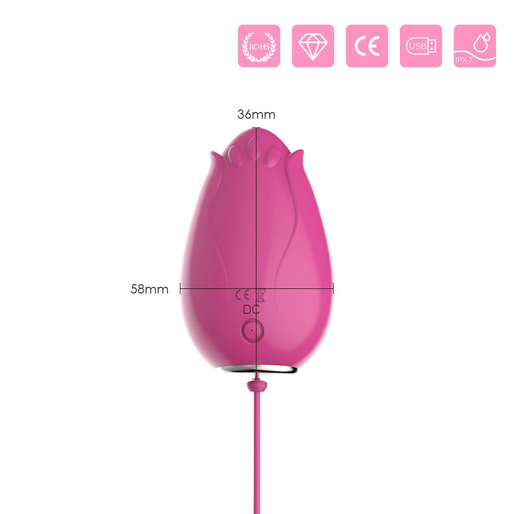 Bossoftoys - 52-00002 - Remoted controll egg  - 9 Function USB - Mandala Pink