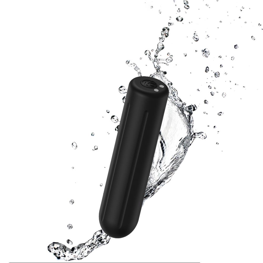 Bossoftoys - 52-00004-1 - Powerful Rock Bullet - USB rechargeable - 9 vibration modes - mat black
