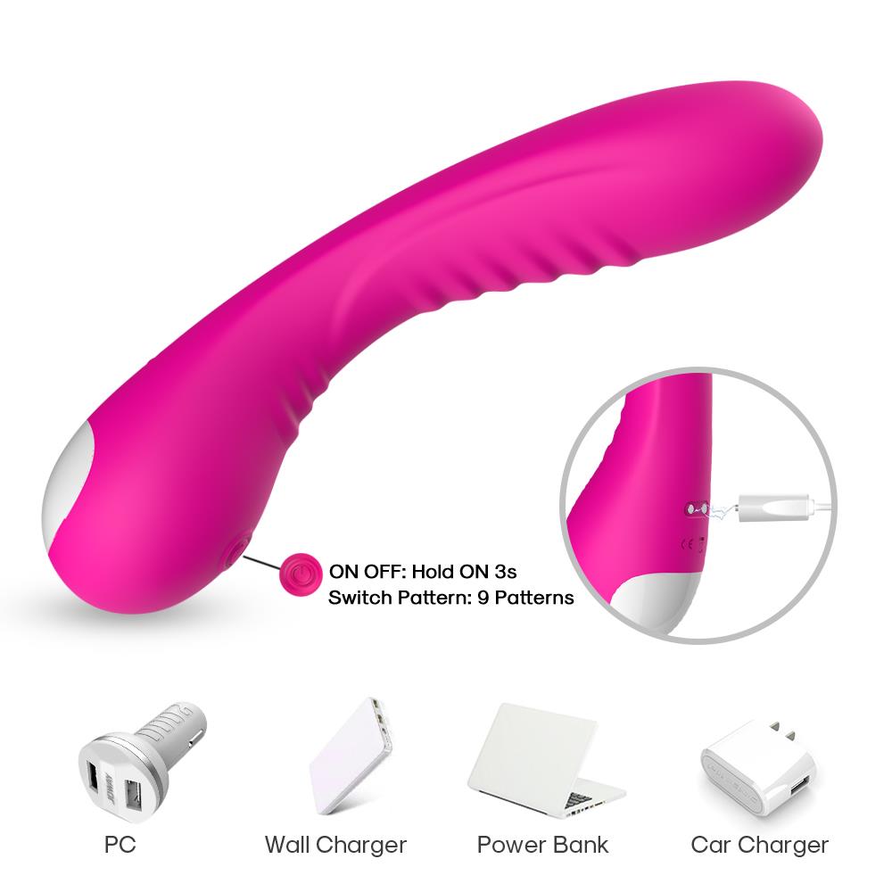 Boysoftoys - 52-00006 - Legend pink - USB rechargeable - 9 vibration modes - Pink