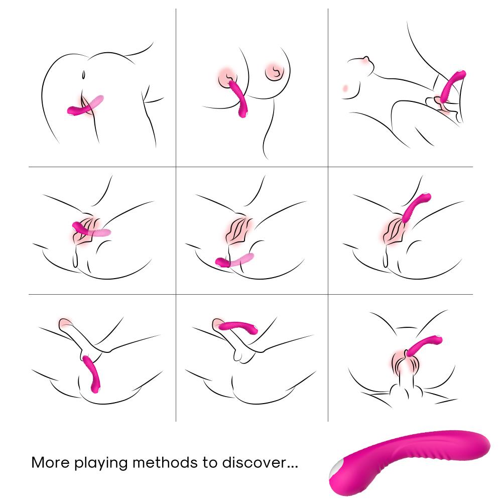 Boysoftoys - 52-00006 - Legend pink - USB rechargeable - 9 vibration modes - Pink