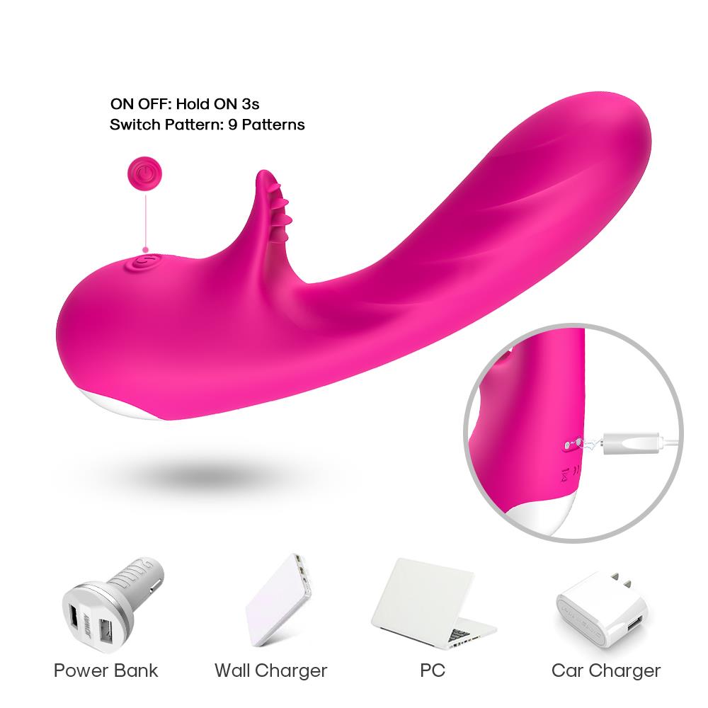 Boysoftoys - G-spot - vibrator - 52-00007 - Romance pink - USB rechargeable - 100% waterproof - 9 vibration modes