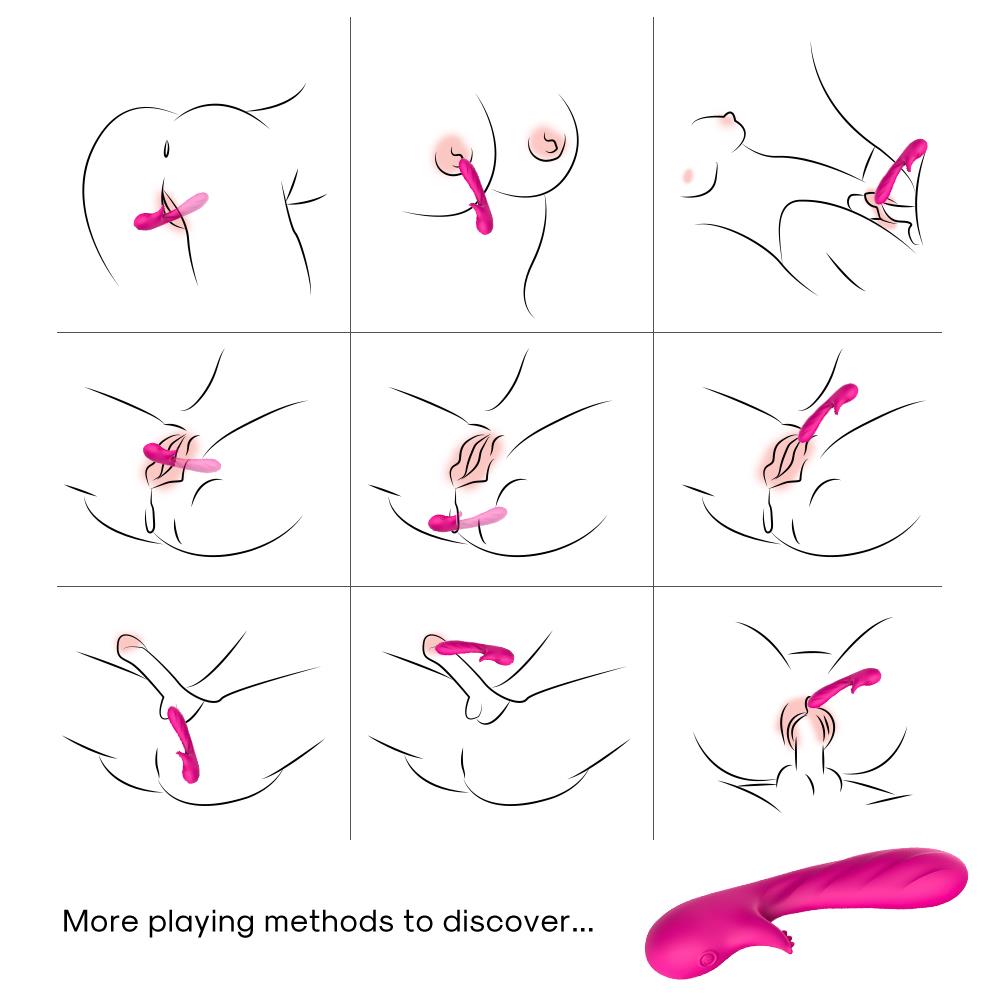 Boysoftoys - G-spot - vibrator - 52-00007 - Romance pink - USB rechargeable - 100% waterproof - 9 vibration modes