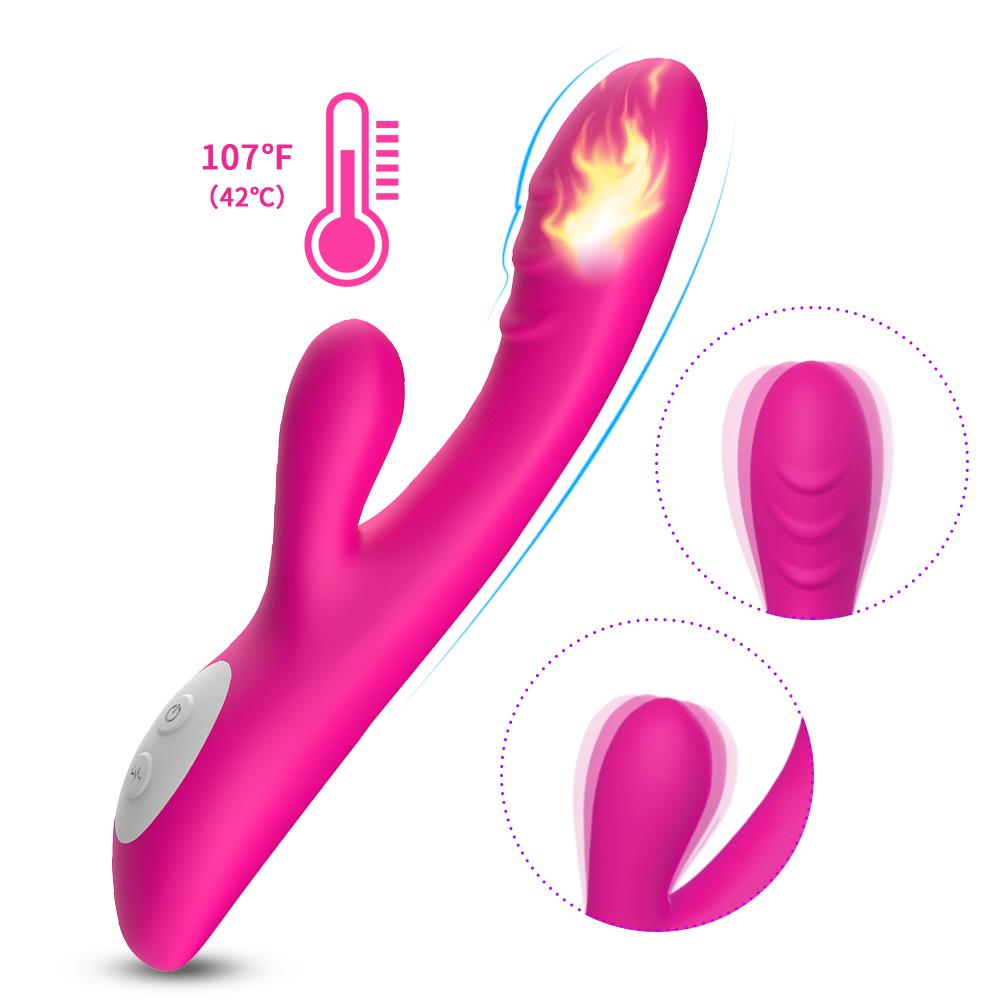 Bossoftoys - Spark pink - vibrator - Heating function - G-spot - 52-00010 - USB rechargeable - 100% waterproof - 9 vibration modes