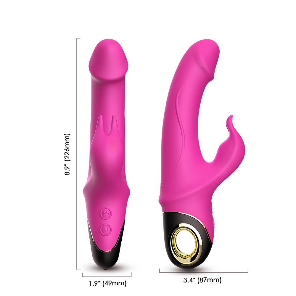 Bossoftoys - 52-00014 - Air Pressure Vibrator - Waterproof - Air Sucker - Oral Sucker - 9 vibration modes - Stylish - 10 Modes - Rechargeable - Pink