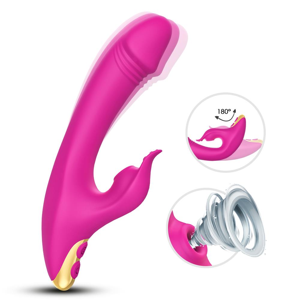 Bossoftoys - Amant pink - vibrator - 4 pulsation modes - G-spot - 52-00022 - USB rechargeable - 100% waterproof - 9 vibration modes