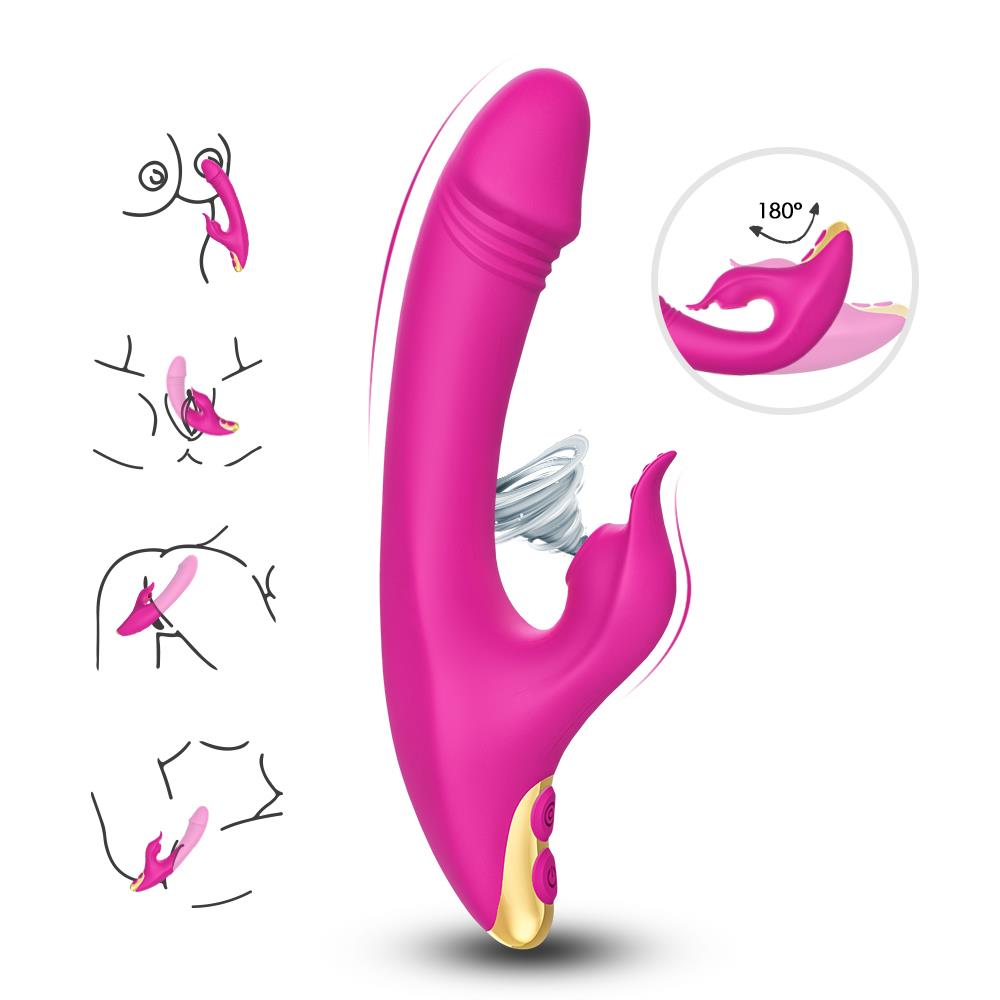 Bossoftoys - Amant pink - vibrator - 4 pulsation modes - G-spot - 52-00022 - USB rechargeable - 100% waterproof - 9 vibration modes