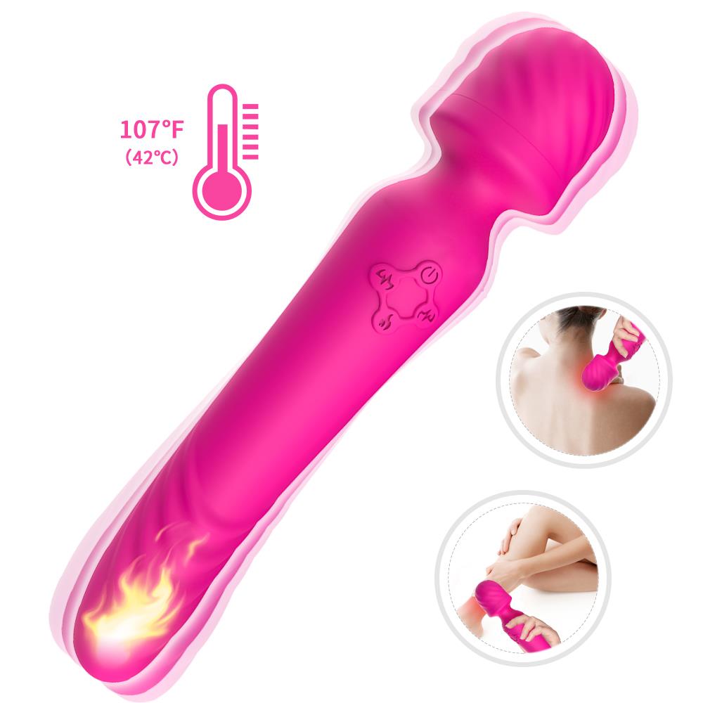 Bossoftoys - 52-00024 - Mission pink - Silicone Massager Pink USB - 9 Vibration mode - Mini wand
